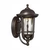 Westbrooke 17 in. Aged Bronze Patina LED Outdoor Wall Lamp with Clear Hammered Glass Shade by Designers Fountain -Designers Fountain Shop aged bronze patina designers fountain outdoor sconces led34431 abp 64 1000