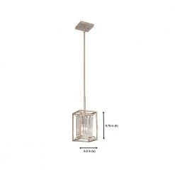 Linares 1-Light Aged Platinum Interior Incandescent Mini Pendant by Designers Fountain 8 Linares 1-Light Aged Platinum Interior Incandescent Mini Pendant by Designers Fountain -Designers Fountain Shop aged platinum designers fountain pendant lights 87430 ap 1d 1000