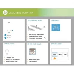 Linares 1-Light Aged Platinum Interior Incandescent Mini Pendant by Designers Fountain 9 Linares 1-Light Aged Platinum Interior Incandescent Mini Pendant by Designers Fountain -Designers Fountain Shop aged platinum designers fountain pendant lights 87430 ap 76 1000