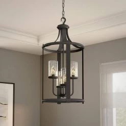 Palencia 4-Light Artisan Pardo Wash Interior Incandescent Hall and Foyer by Designers Fountain -Designers Fountain Shop artisan pardo wash designers fountain vanity lighting 87554 apw 40 1000