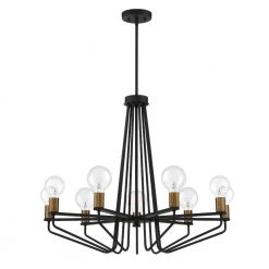 Ravella 9-Light Black Interior Chandelier by Designers Fountain -Designers Fountain Shop black designers fountain chandeliers 94289 bk a0 1000
