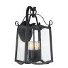 Glenwood 18.5 in. Black 4-Light Outdoor Wall Lamp with Clear Seedy Glass Shade by Designers Fountain 2 Glenwood 18.5 in. Black 4-Light Outdoor Wall Lamp with Clear Seedy Glass Shade by Designers Fountain -Designers Fountain Shop black designers fountain outdoor sconces 94792 bk 64 1000