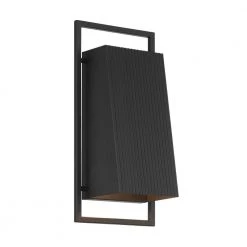 Pine Hills 1-Light Black Hardwired Outdoor Wall Lantern Sconce by Designers Fountain