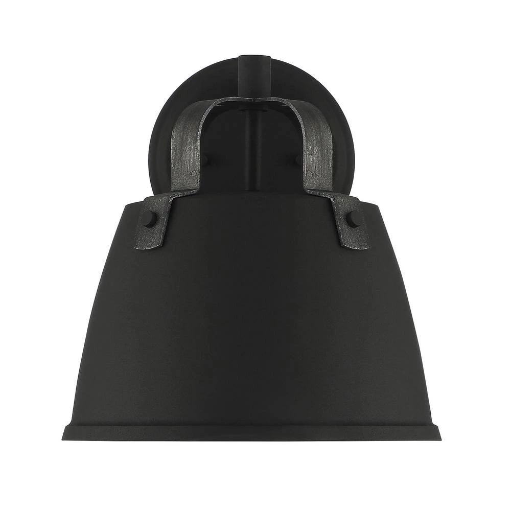 Albany 1-Light Black Hardwired Outdoor Wall Lantern Sconce by Designers Fountain 6 Albany 1-Light Black Hardwired Outdoor Wall Lantern Sconce by Designers Fountain - Image 4