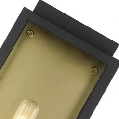 Twilight 1-Light Black Hardwired Outdoor Wall Lantern Sconce with Clear Glass by Designers Fountain -Designers Fountain Shop black designers fountain outdoor sconces d275m 7ew bk fa 1000