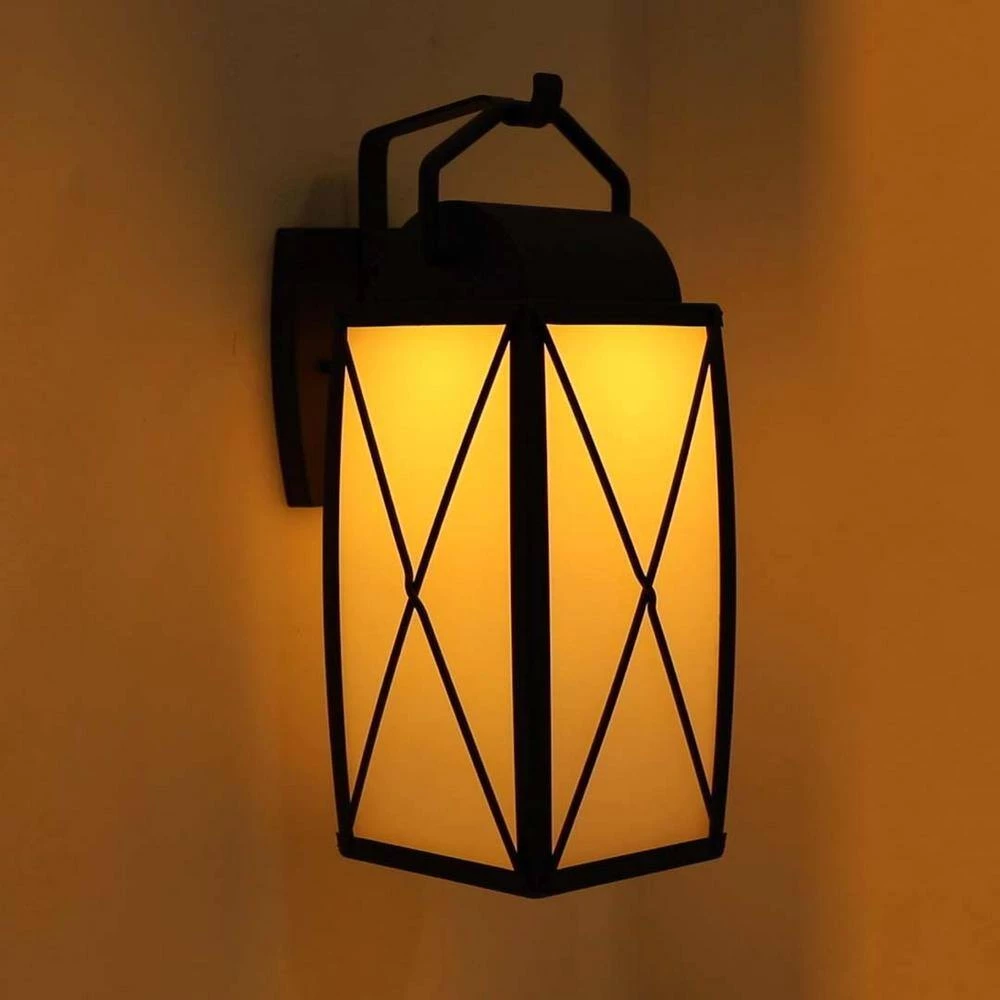 16.5 in. Black Smart LED Outdoor Wall Lamp with Frosted Glass Shade by Designers Fountain 12 16.5 in. Black Smart LED Outdoor Wall Lamp with Frosted Glass Shade by Designers Fountain - Image 10