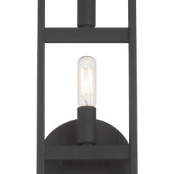 5.25 in. Carousel 3-Light Black Modern Wall Mount Sconce Light by Designers Fountain -Designers Fountain Shop black designers fountain vanity lighting d254c 3ws bk 44 1000