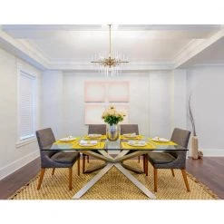 Reeve 6-Light Brushed Antique Bronze Chandelier with Clear Glass Rods Shade by Designers Fountain -Designers Fountain Shop brushed antique bronze designers fountain chandeliers 90486 bab 1d 1000