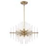 Reeve 6-Light Brushed Antique Bronze Chandelier with Clear Glass Rods Shade by Designers Fountain -Designers Fountain Shop brushed antique bronze designers fountain chandeliers 90486 bab 64 1000