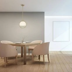 Eterna 1-Light Brushed Gold Shaded Pendant by Designers Fountain 8 Eterna 1-Light Brushed Gold Shaded Pendant by Designers Fountain -Designers Fountain Shop brushed gold designers fountain chandeliers d274m 12p bg c3 1000