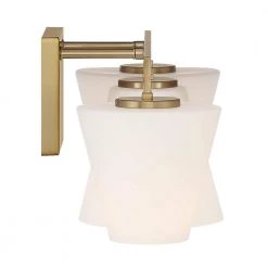 24 in. Palmyra 3-Light Brushed Gold Mid-Century Modern Bathroom Vanity Light with Etched Opal Glass Shades by Designers Fountain 20 24 in. Palmyra 3-Light Brushed Gold Mid-Century Modern Bathroom Vanity Light with Etched Opal Glass Shades by Designers Fountain -Designers Fountain Shop brushed gold designers fountain vanity lighting d255m 3b bg 44 1000