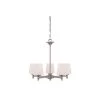 Darcy 5-Light Brushed Nickel Chandelier by Designers Fountain