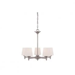 Darcy 5-Light Brushed Nickel Chandelier by Designers Fountain