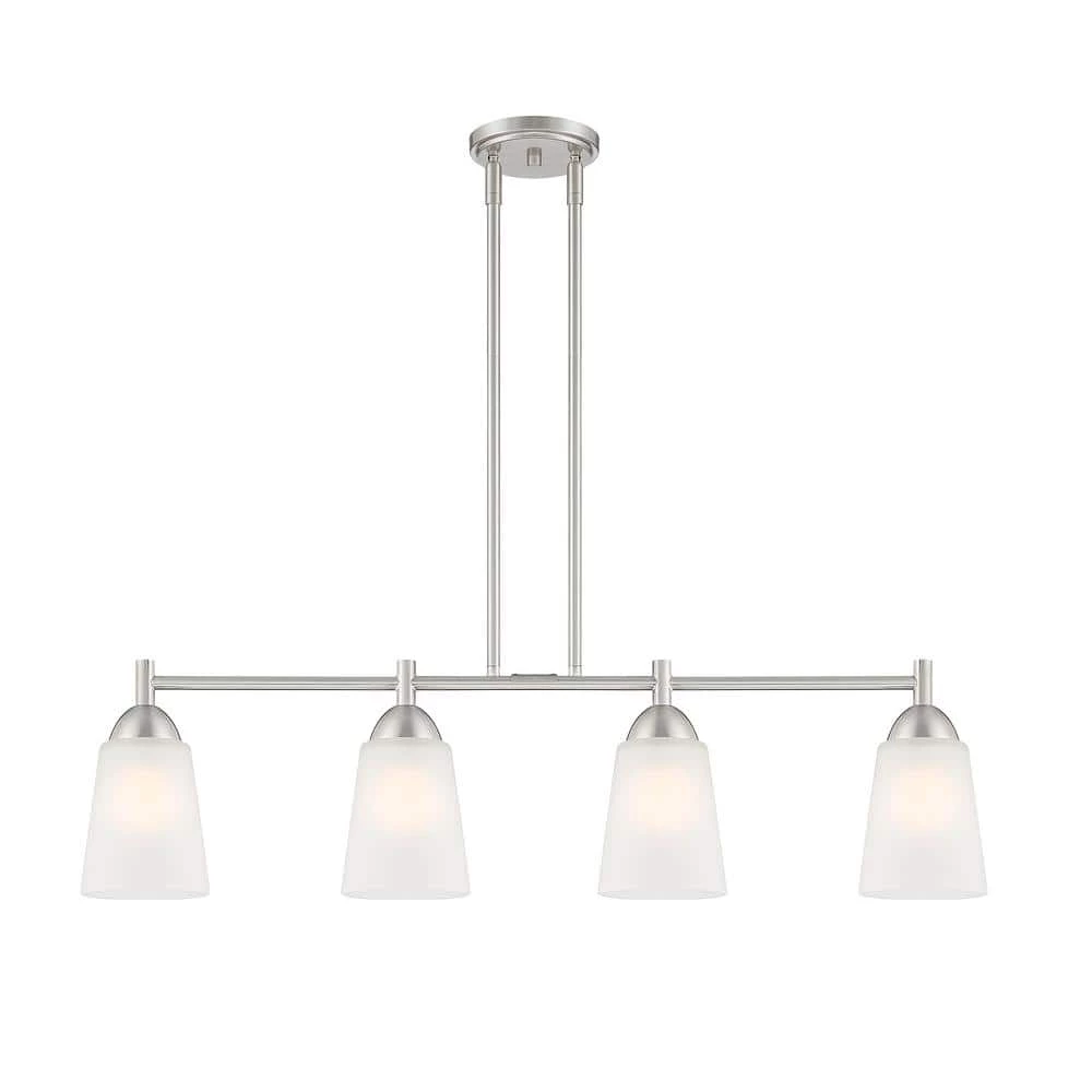 Malone 4-Lights Brushed Nickel Island Pendant by Designers Fountain 3 Malone 4-Lights Brushed Nickel Island Pendant by Designers Fountain