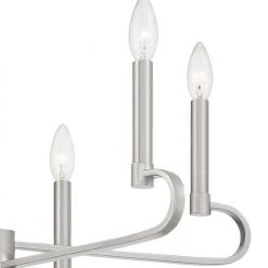 Summit 6-Light Brushed Nickel Chandelier by Designers Fountain -Designers Fountain Shop brushed nickel designers fountain chandeliers d269c 6ch bn 4f 1000