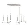 Summit 6-Lights Brushed Nickel Island Pendant by Designers Fountain -Designers Fountain Shop brushed nickel designers fountain chandeliers d269c is bn 64 1000