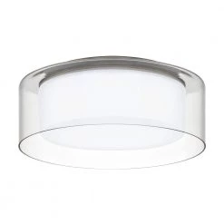 13 in. Voice Controlled Selectable CCT LED Brushed Nickel Tunable LED Smart Flush Mount by Designers Fountain -Designers Fountain Shop brushed nickel designers fountain flush mount lights 3683 35 31 1000