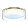 13 in. Voice Controlled Selectable CCT LED Brushed Nickel Tunable LED Smart Flush Mount by Designers Fountain -Designers Fountain Shop brushed nickel designers fountain flush mount lights 3683 35 64 1000