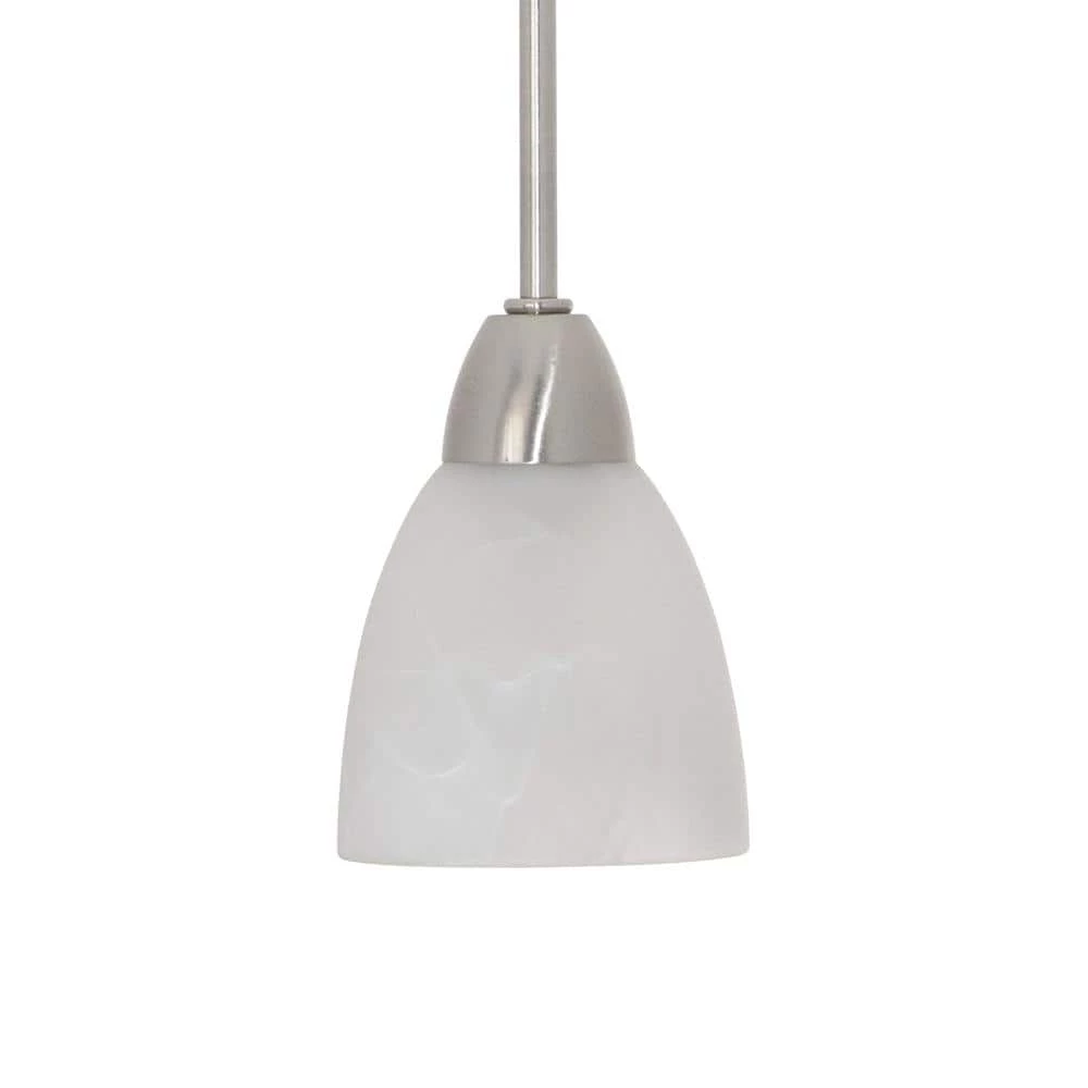 Torino 1-Light Brushed Nickel Mini Pendant by Designers Fountain 5 Torino 1-Light Brushed Nickel Mini Pendant by Designers Fountain - Image 3
