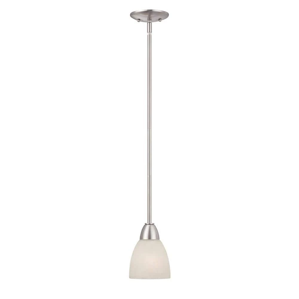 Torino 1-Light Brushed Nickel Mini Pendant by Designers Fountain 3 Torino 1-Light Brushed Nickel Mini Pendant by Designers Fountain