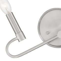 14 in. Summit 2-Light Brushed Nickel Modern Bathroom Vanity Light by Designers Fountain -Designers Fountain Shop brushed nickel designers fountain vanity lighting d269c 2b bn 1f 1000