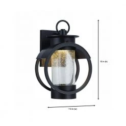 Arbor 12 in. Burnished Bronze LED Outdoor Wall Lamp with Clear Glass Shade by Designers Fountain -Designers Fountain Shop burnished bronze designers fountain outdoor sconces led32811 bnb a0 1000