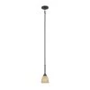 Tackwood 1-Light Burnished Bronze Hanging Mini Pendant by Designers Fountain -Designers Fountain Shop burnished bronze designers fountain pendant lights 82930 bnb 64 1000