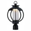 Arbor 17 in. Burnished Bronze LED Outdoor Post Lamp with Clear Glass Shade by Designers Fountain 2 Arbor 17 in. Burnished Bronze LED Outdoor Post Lamp with Clear Glass Shade by Designers Fountain -Designers Fountain Shop burnished bronze designers fountain post lanterns led32826 bnb 64 1000