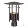 Englewood 14.4 in. Burnished Bronze LED Outdoor Post Lamp by Designers Fountain -Designers Fountain Shop burnished bronze designers fountain post lanterns led34036 bnb 64 1000