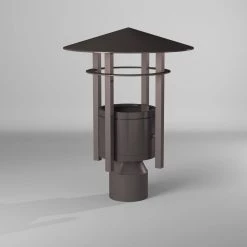 Englewood 14.4 in. Burnished Bronze LED Outdoor Post Lamp by Designers Fountain -Designers Fountain Shop burnished bronze designers fountain post lanterns led34036 bnb c3 1000