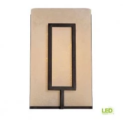 6.5 in. Regatta 1-Light LED Burnished Bronze Rustic Wall Mount Sconce Light with Warm Amber Glass Shade by Designers Fountain 8 6.5 in. Regatta 1-Light LED Burnished Bronze Rustic Wall Mount Sconce Light with Warm Amber Glass Shade by Designers Fountain -Designers Fountain Shop burnished bronze designers fountain vanity lighting led6061 bnb 40 1000