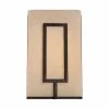 6.5 in. Regatta 1-Light LED Burnished Bronze Rustic Wall Mount Sconce Light with Warm Amber Glass Shade by Designers Fountain -Designers Fountain Shop burnished bronze designers fountain vanity lighting led6061 bnb 64 1000
