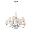 Lusso 8-Light Chrome Interior Chandelier by Designers Fountain -Designers Fountain Shop chrome designers fountain chandeliers 88788 ch 64 1000