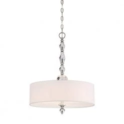 Evi 3-Light Chrome Pendant by Designers Fountain