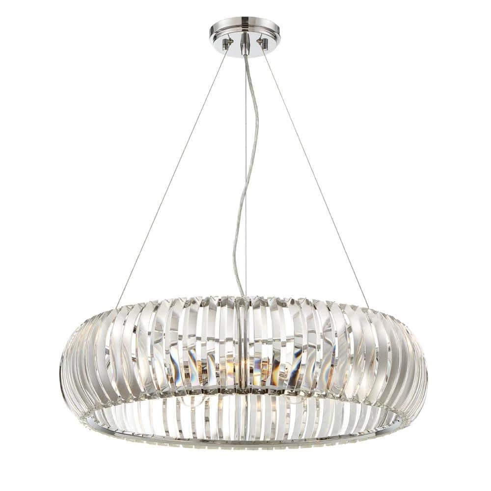 Allure 4-Light Chrome Pendant by Designers Fountain 3 Allure 4-Light Chrome Pendant by Designers Fountain