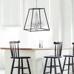 Maisie 4-Light Chrome Hall and Foyer Pendant by Designers Fountain -Designers Fountain Shop chrome designers fountain chandeliers 95354 ch 4f 1000