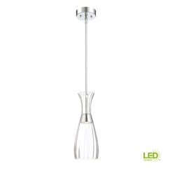 Mila 11-Watt Chrome Integrated LED Mini Pendant by Designers Fountain -Designers Fountain Shop chrome designers fountain pendant lights led6325 ch 66 1000