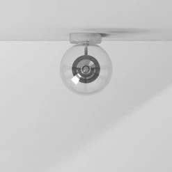 6 in. Welton 1-Light Chrome Retro Modern Wall Mount Sconce Light by Designers Fountain -Designers Fountain Shop chrome designers fountain vanity lighting 92001 ch 44 1000