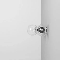 24 in. Welton 3-Light Chrome Retro Modern Bathroom Vanity Light with Clear Glass Shades by Designers Fountain 23 24 in. Welton 3-Light Chrome Retro Modern Bathroom Vanity Light with Clear Glass Shades by Designers Fountain -Designers Fountain Shop chrome designers fountain vanity lighting 92003 ch 44 1000