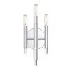 5.75 in. Jessa 3-Light Chrome Modern Wall Mount Sconce Light by Designers Fountain -Designers Fountain Shop chrome designers fountain vanity lighting 93203 ch 64 1000