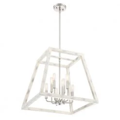 Rhode 8-Light Coastal Weathered White Foyer by Designers Fountain -Designers Fountain Shop coastal weathered white designers fountain chandeliers 94958 cww 40 1000
