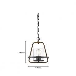 Ryder 1-Light Forged Black Interior Mini Pendant with Clear Glass Shade by Designers Fountain 7 Ryder 1-Light Forged Black Interior Mini Pendant with Clear Glass Shade by Designers Fountain -Designers Fountain Shop forged black designers fountain chandeliers 93530 fb 1d 1000