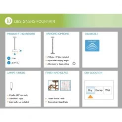 Athina 6-Light Gilded Bronze Chandelier with Clear Artisan Glass Shade by Designers Fountain -Designers Fountain Shop gilded bronze designers fountain chandeliers 89486 gb c3 1000