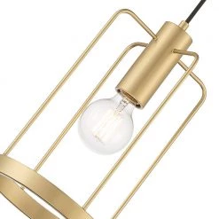 Tafo 1-Light Golden Mist Cage Pendant by Designers Fountain -Designers Fountain Shop golden mist designers fountain chandeliers d273m 8p gm c3 1000