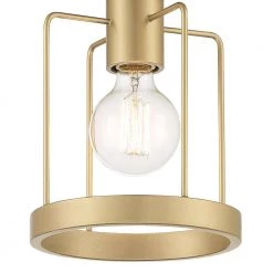 Tafo 7 in. 1 Light Golden Mist Semi Flush Mount by Designers Fountain -Designers Fountain Shop golden mist designers fountain flush mount lights d273m sf gm 1f 1000