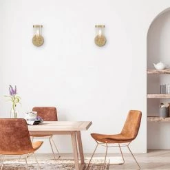 Tafo 9.5 in. 1-Light Golden Mist Wall Sconce by Designers Fountain -Designers Fountain Shop golden mist designers fountain vanity lighting d273m ws gm 4f 1000