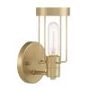 Tafo 9.5 in. 1-Light Golden Mist Wall Sconce by Designers Fountain -Designers Fountain Shop golden mist designers fountain vanity lighting d273m ws gm 64 1000