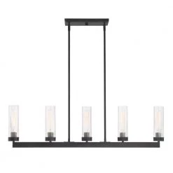 Braden 42.5 in. 5-Light Iron Graphite Island Pendant Light by Designers Fountain -Designers Fountain Shop iron graphite designers fountain chandeliers 95038 ig c3 1000