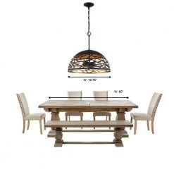 Nalu 4-Light Kukui Bronze Hanging Pendant by Designers Fountain 13 Nalu 4-Light Kukui Bronze Hanging Pendant by Designers Fountain -Designers Fountain Shop kukui bronze designers fountain chandeliers 3536 315 66 1000