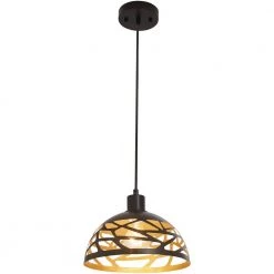 Nalu 1-Light Kukui Bronze Hanging Pendant by Designers Fountain -Designers Fountain Shop kukui bronze designers fountain pendant lights 3537 315 40 1000